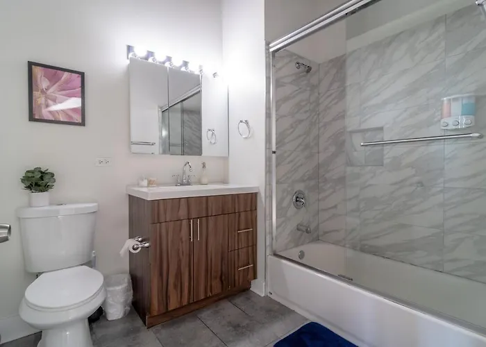 Apartment Spacious 2br Vacation With View, Optional Parking And Gym Near Mccormick Place & Downtown Attractions