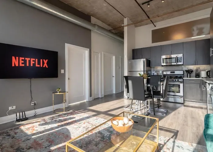 Spacious 2br Vacation With View, Optional Parking And Gym Near Mccormick Place & Downtown Attractions * Chicago